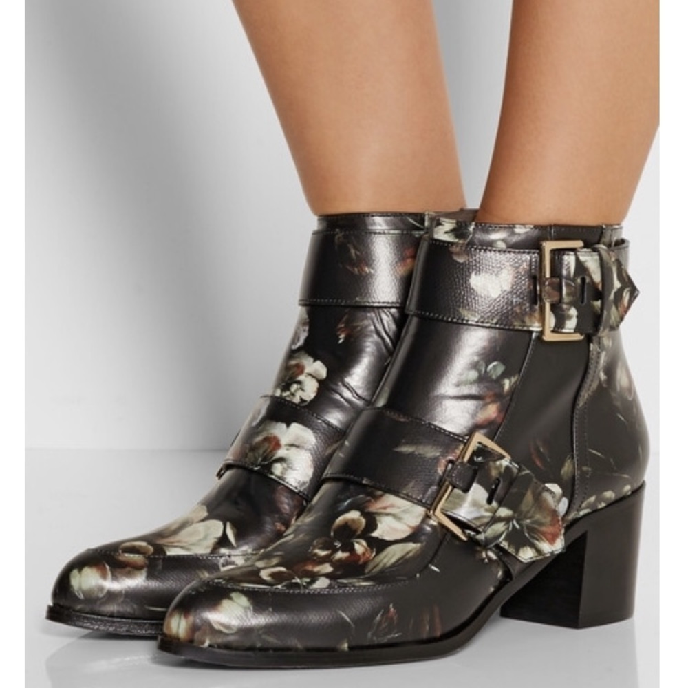 Jason Wu floral ankle boots 38.5 never worn